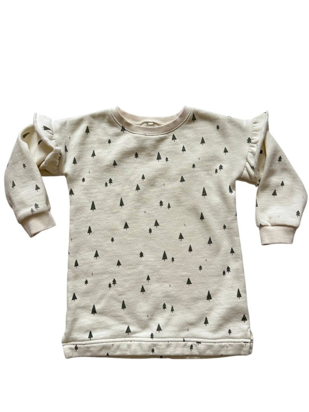 Rylee + Cru Tree Print Sweatshirt Dress — Size 2–3Y